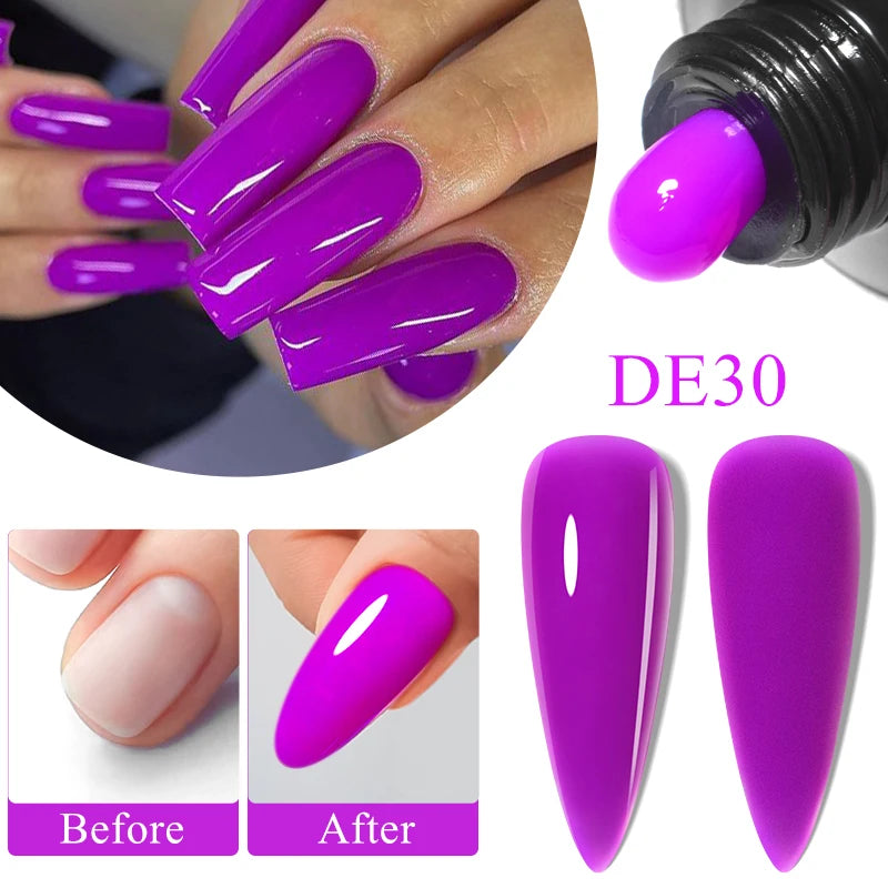 Mtssii 20ml Fluorescent Nail Extension Gel Nail Building Acrylic Nail Gel UV LED Soak Off UV Extend Gel For Nail Extensions