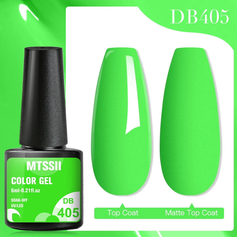 Mtssii 7ml Neon Snowflake Gel Nail Polish Fluorescent Gel UV LED Semi Permanent Glitter Snow Sequins Nails Art Design Varnishes