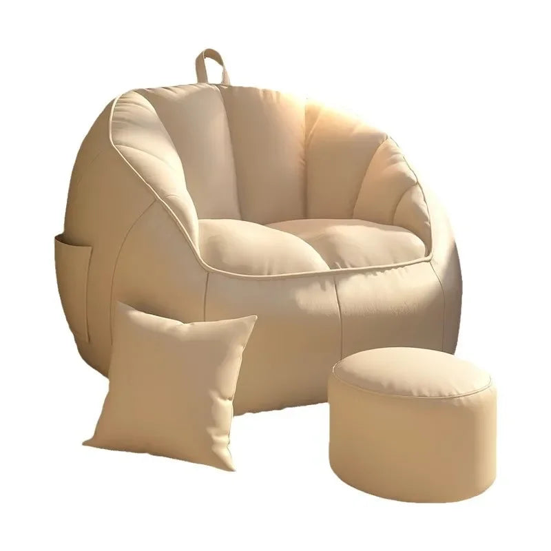 Creative Single Lazy Sofa Bean Bag Couch Bedroom Balcony Living Room Lounge Chair Detachable Washable Living Room Furniture