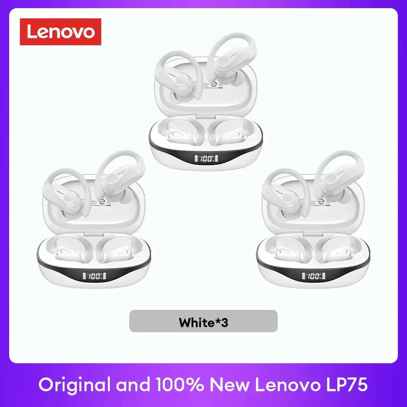 Lenovo Bluetooth V5.3 Wireless Headphones