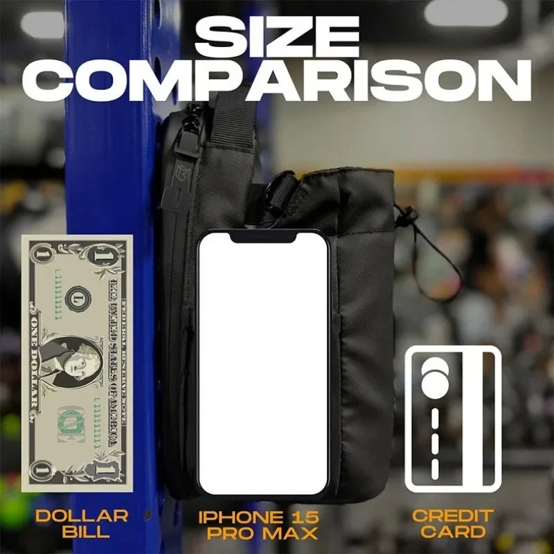 2025 New Magnetic Water Bottle Holder Wall-Mounted Gym Bag Fitness Cup Accessories for Men and Women Gym Magnet Bag