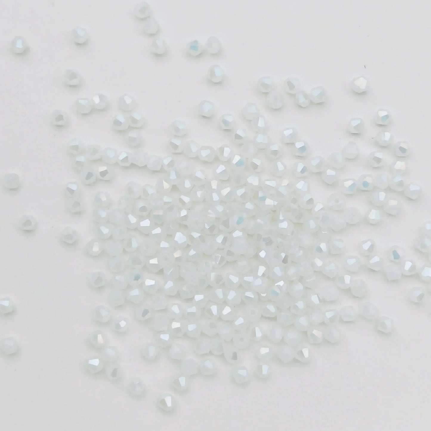 100PCS Bicone Crystal Glass Bead Colorful Loose Spacer Glass Bead for Jewelry Making DIY Necklace Earrings Bracelets Accessories