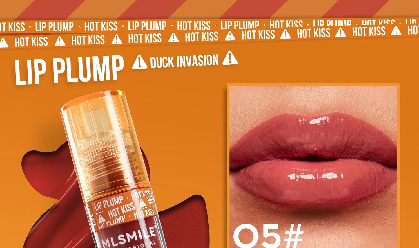 Duck Lip Plump Lip Oil Moisturizing Lip Gloss Mirror Water nature long-lasting  Gloss Gloss Pearl Lip Glaze Set