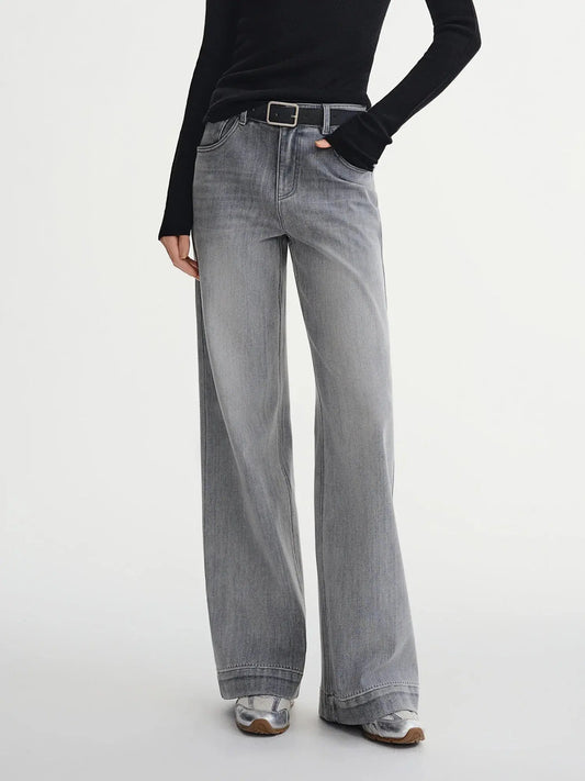 Perfect Stretch High-Waist Straight Leg Jeans for Plus Sizes