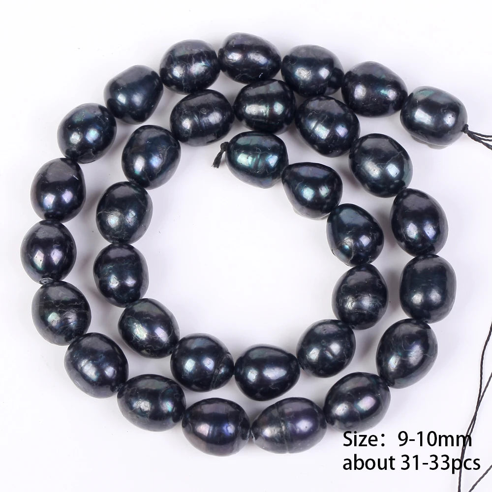 Natural Freshwater Baroque Irregular Shape Pearl Beads High Quality Punch Loose Beads For Jewelry Making DIY Necklace Bracelet