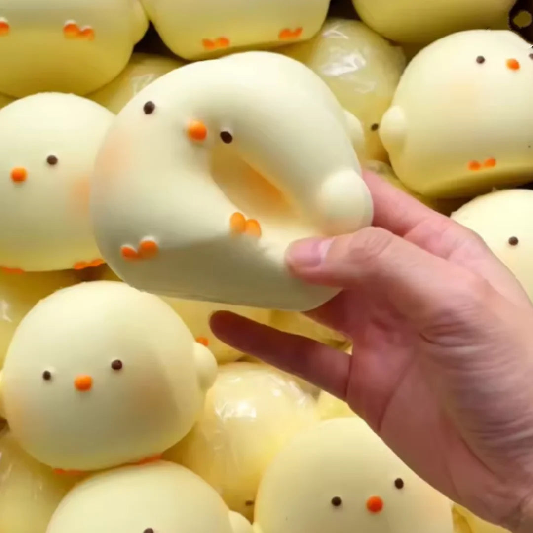 Giant Chick Squishy Toy | Slow Rising Stress Relief Fidget Sensory Toy