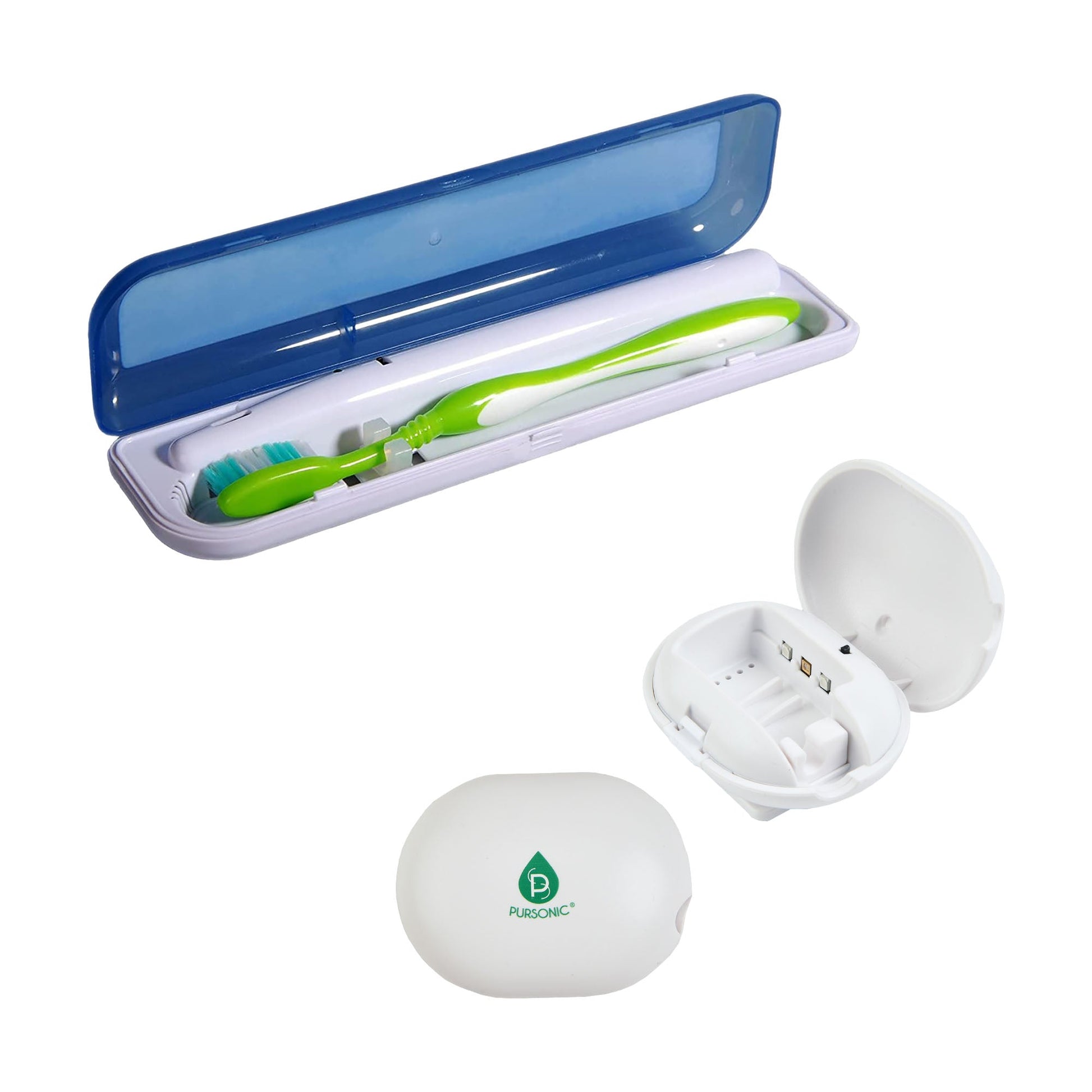 Pursonic UV Toothbrush Sanitizer & Portable Toothbrush Sterilizer Bundle – Dual Protection for a Cleaner Smile Anywhere-0