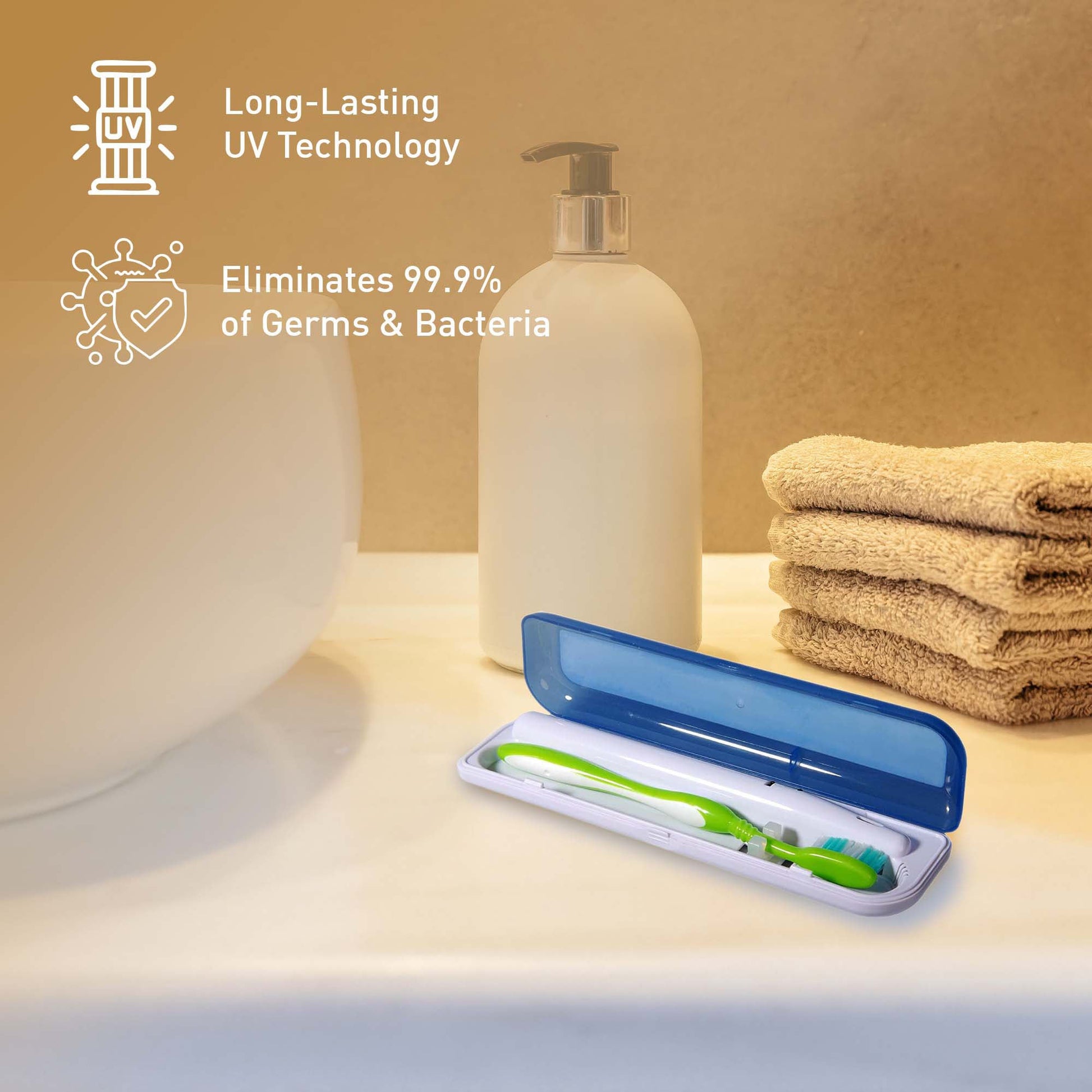 Pursonic UV Toothbrush Sanitizer & Portable Toothbrush Sterilizer Bundle – Dual Protection for a Cleaner Smile Anywhere-1