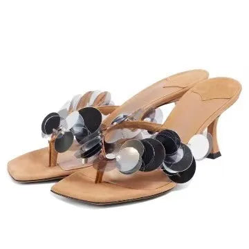 Aqua Green Suede Sandals for Women Shoes High Heels Zapatos Pumps