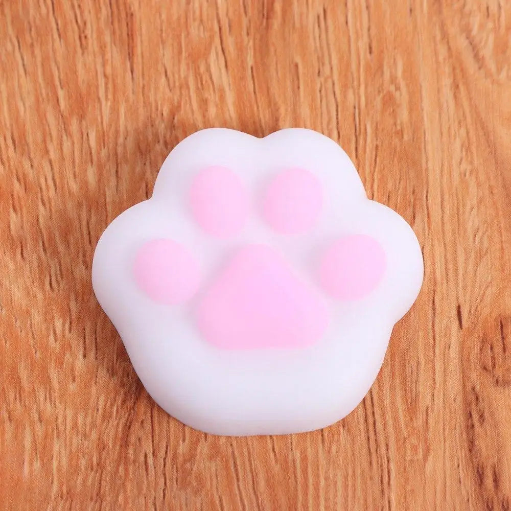 Mini Cat Paw Squeeze Toy | Silicone Pinch Decompression Toy