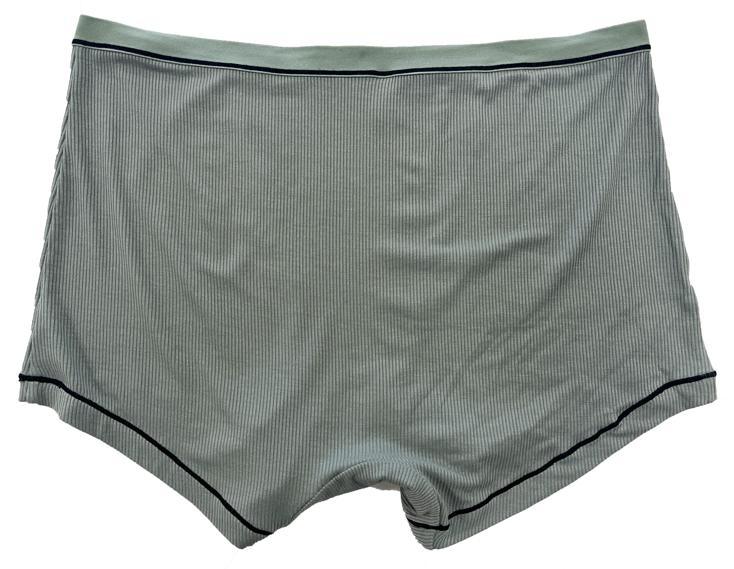 Modal Short with Contrast Stitching, 1X-2X