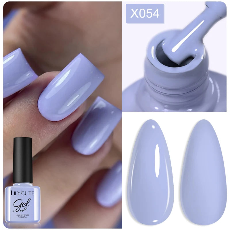 LILYCUTE 7ml Neon Reflective Nail Gel Polish Dark Flash Glitter Effect Fluorescent Gel Soak Off UV Gel Summer Nail Art Varnish
