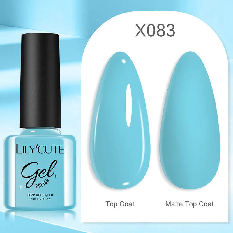 LILYCUTE 7ml Neon Reflective Nail Gel Polish Dark Flash Glitter Effect Fluorescent Gel Soak Off UV Gel Summer Nail Art Varnish