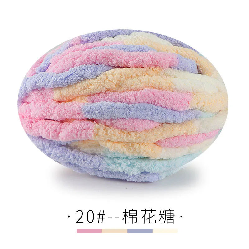 250g/Ball DIY Hand Knitting Chenille Yarn Thick Chunky Giant Yarn Cotton Thick Yarn for Scarf Cushion Handmade Crochet Hook Line
