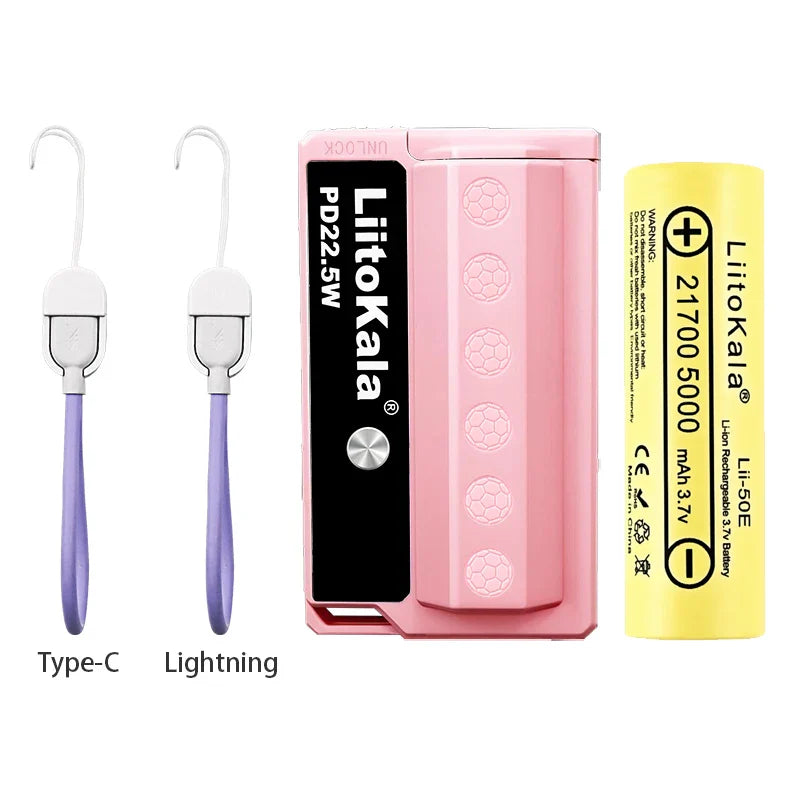 LiitoKala PB-L01 22.5W Portable Power Bank With Replaceable Battery-11