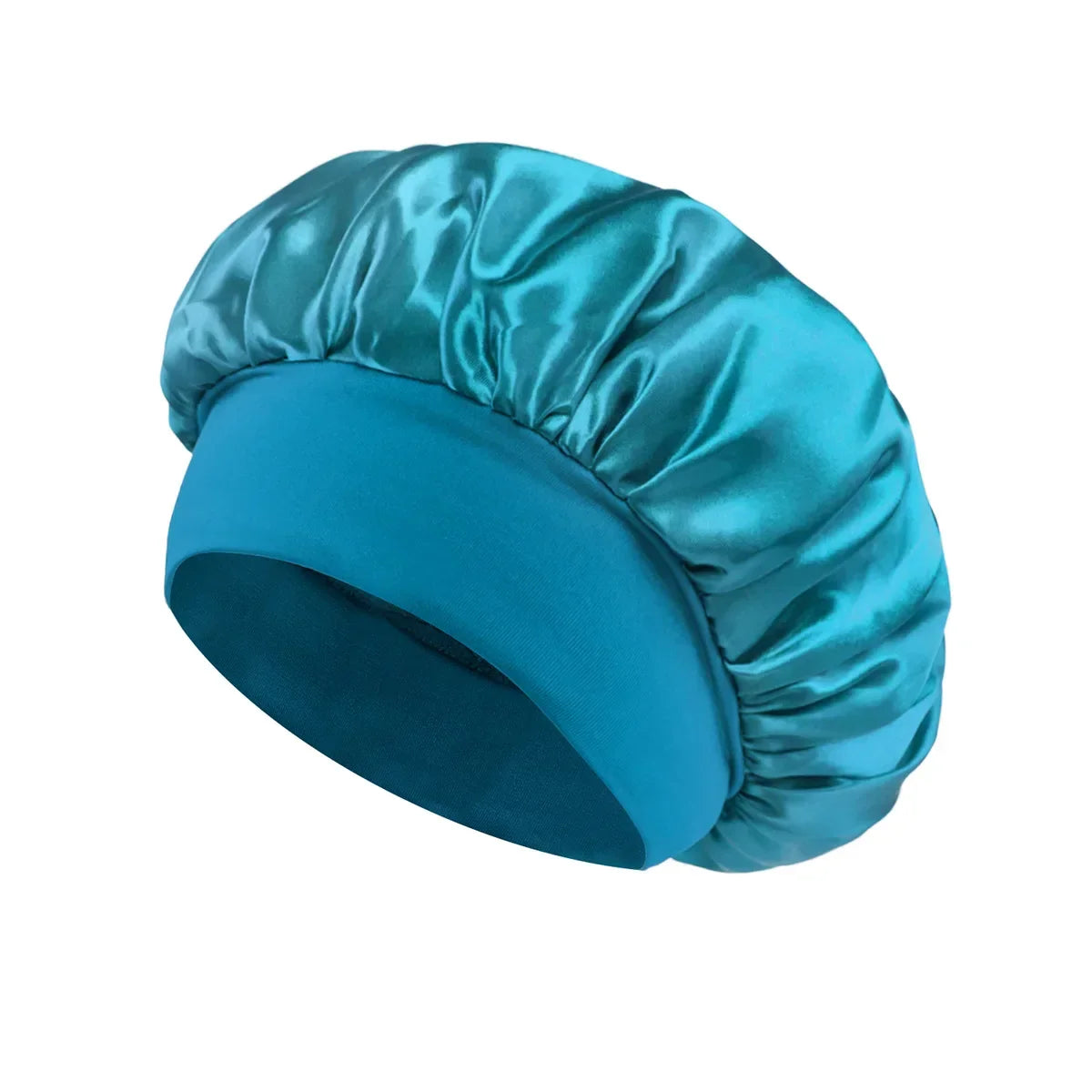 Solid Wide-Brimmed Satin Hair Bonnet for Sleeping *Multiple Colors*