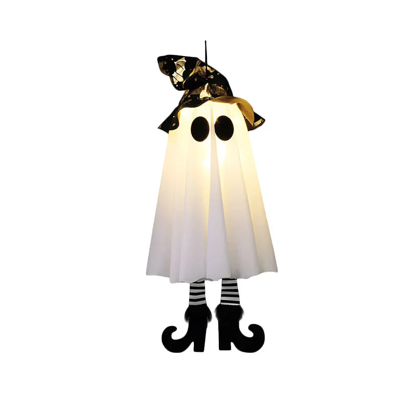 1/2/3pcs Halloween LED Light Up Witch Ghost for Halloween Party Home Indoor Outdoor Yard Decoration Scary Hanging Ornaments Gift