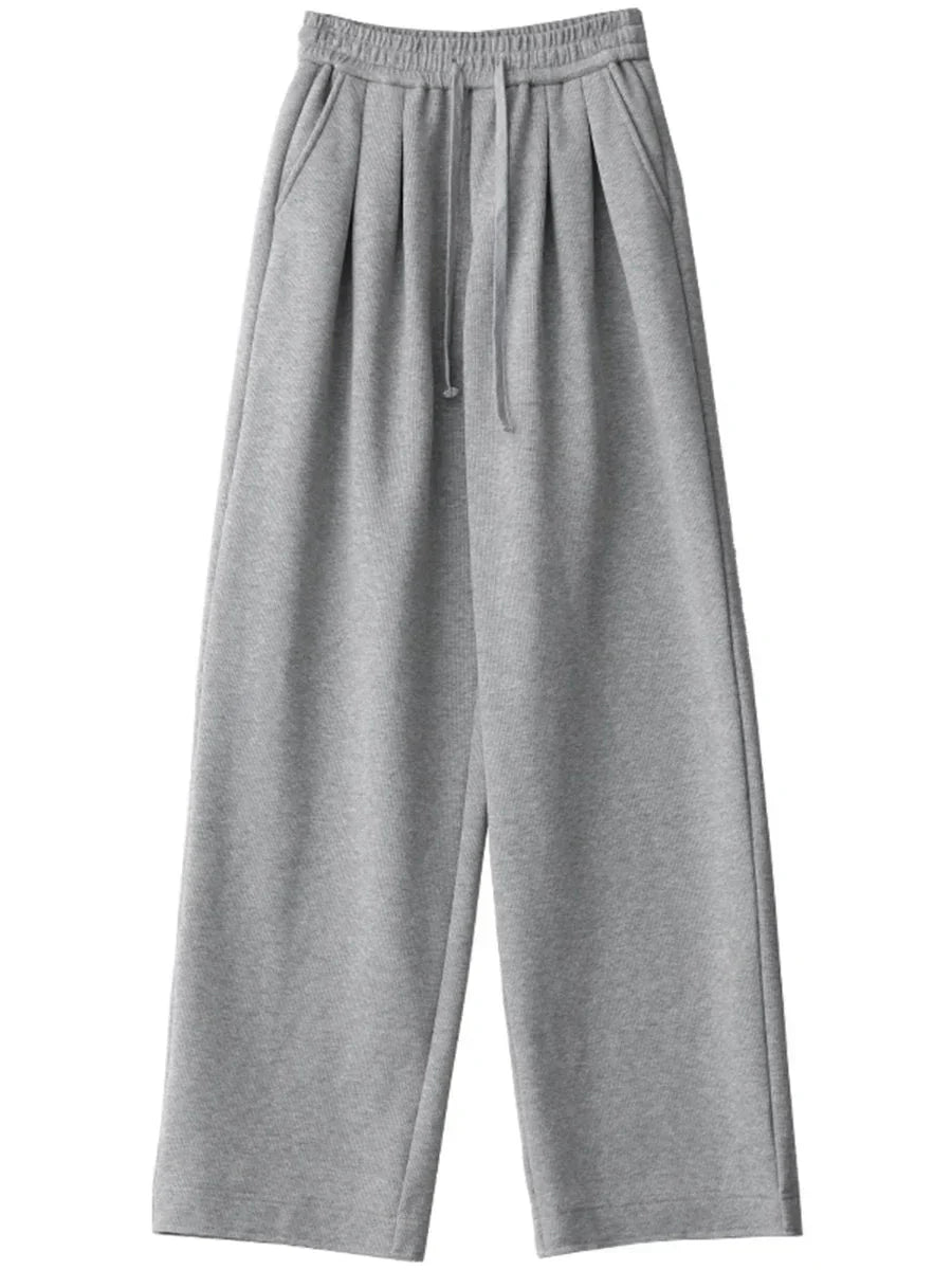 Thick Plush Joggers Autumn & Winter Drawstring Pants