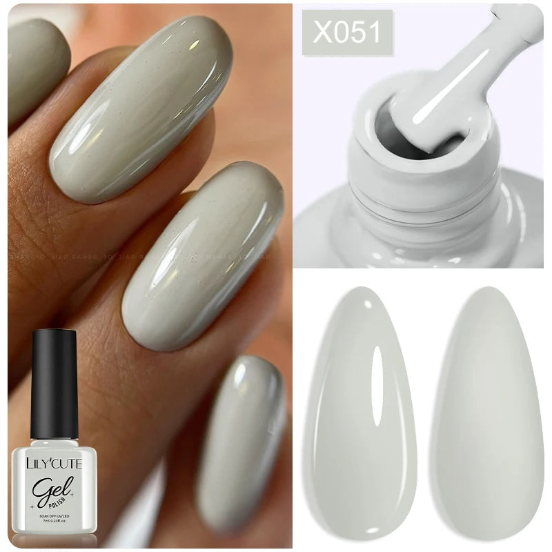 LILYCUTE 7ml Neon Reflective Nail Gel Polish Dark Flash Glitter Effect Fluorescent Gel Soak Off UV Gel Summer Nail Art Varnish