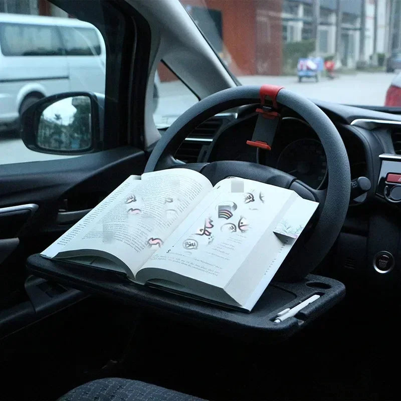 Multifunctional Car Table Holder Steering Wheel Car Laptop Computer Desk Mount Stand Table Work Cart Drink Food Coffee Holder