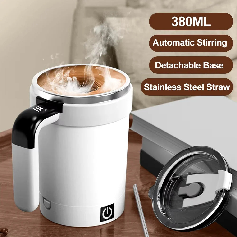 Automatic Mixing Coffee Cup Intelligent Temperature Rechargeable Mug-7