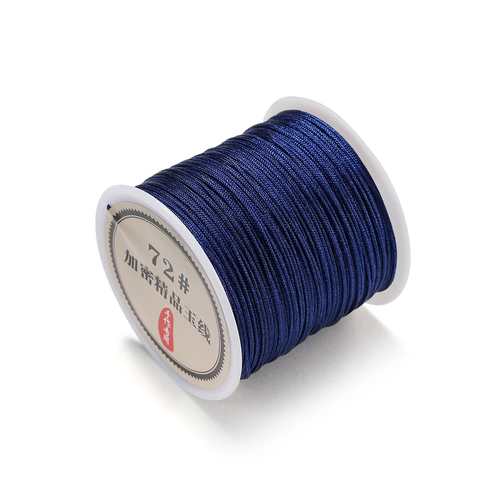 10/50M 0.8mm Nylon Thread Cord Chinese Knot Bracelet Braided String for DIY Tassel Beading Shamballa String Jewelry Making