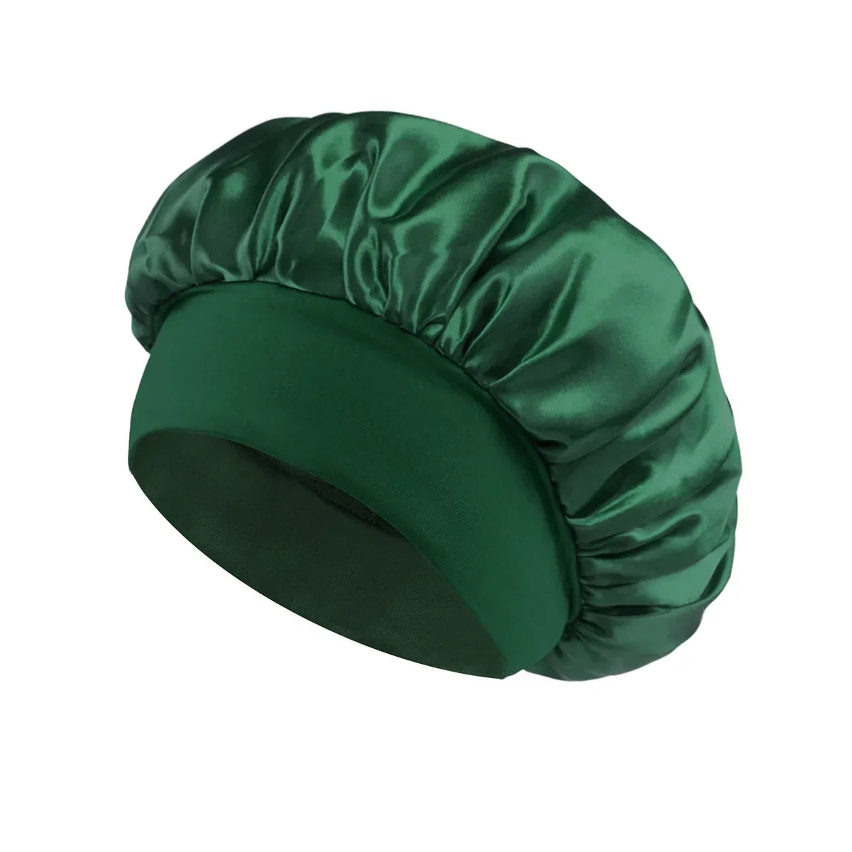 Solid Wide-Brimmed Satin Hair Bonnet for Sleeping *Multiple Colors*