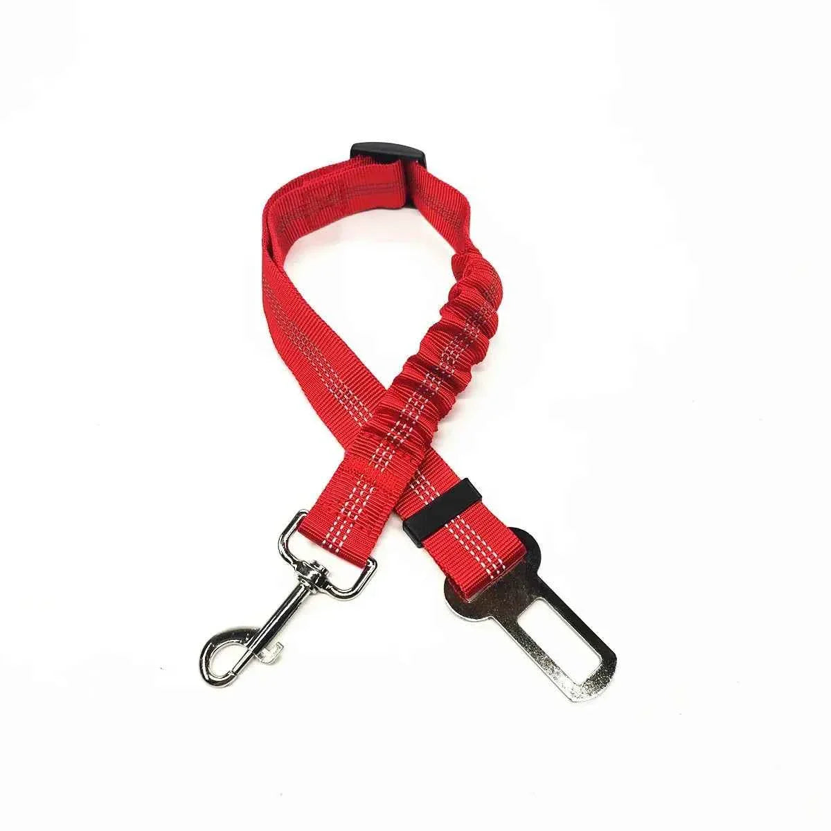 Pet Car Seat Belt Harness – Adjustable Safety Clip for Dogs & Cats