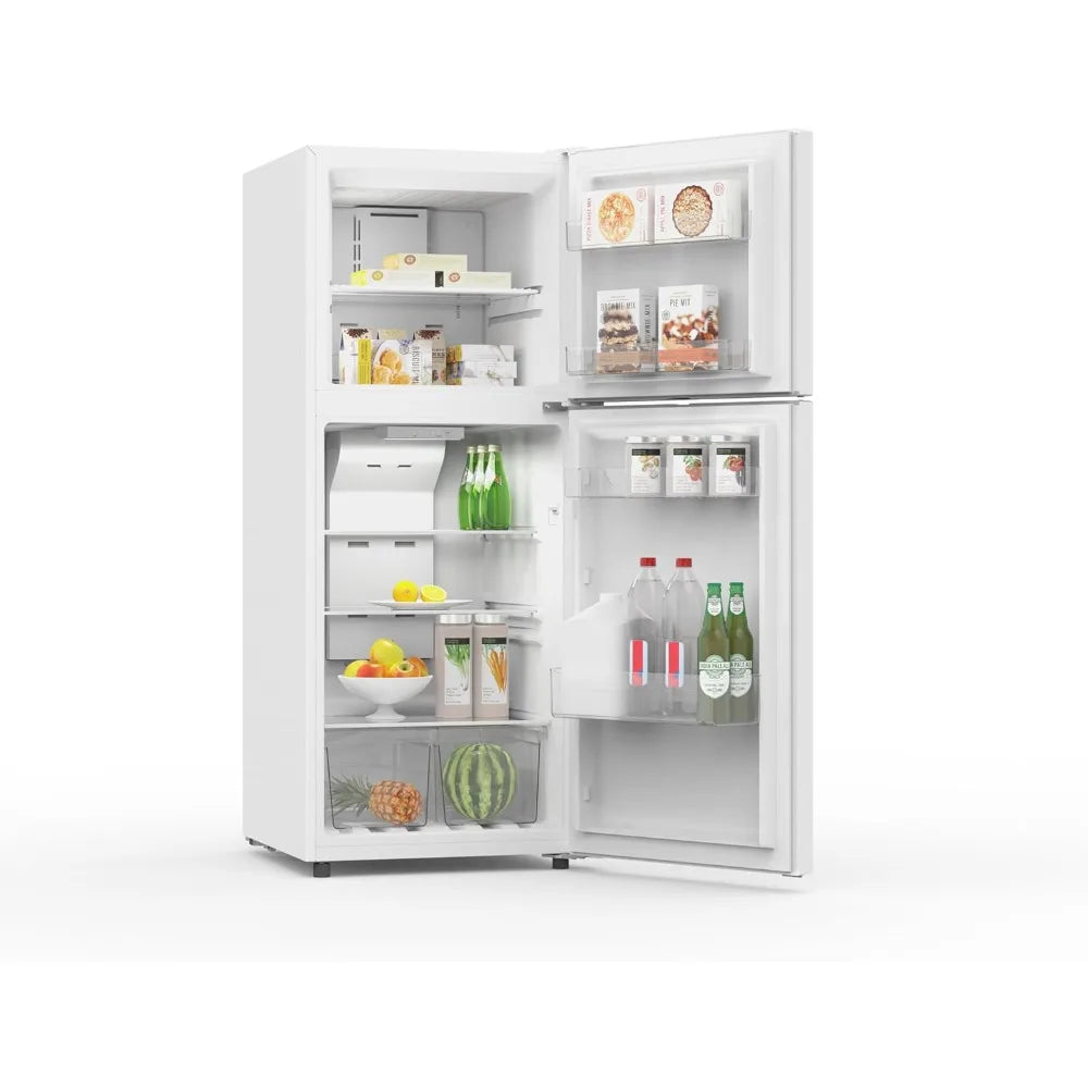 Frigidaire, Frost Free Top Mount 2 Door Apartment Size Refrigerator with Freezer, 10 CU FT