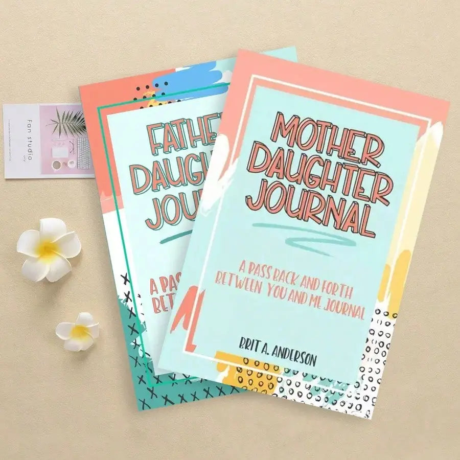 Mother Daughter Journal - Interactive Passback Notebook, 106 Pages High-Quality Paper, Mom-Daughter Conversation Starters
