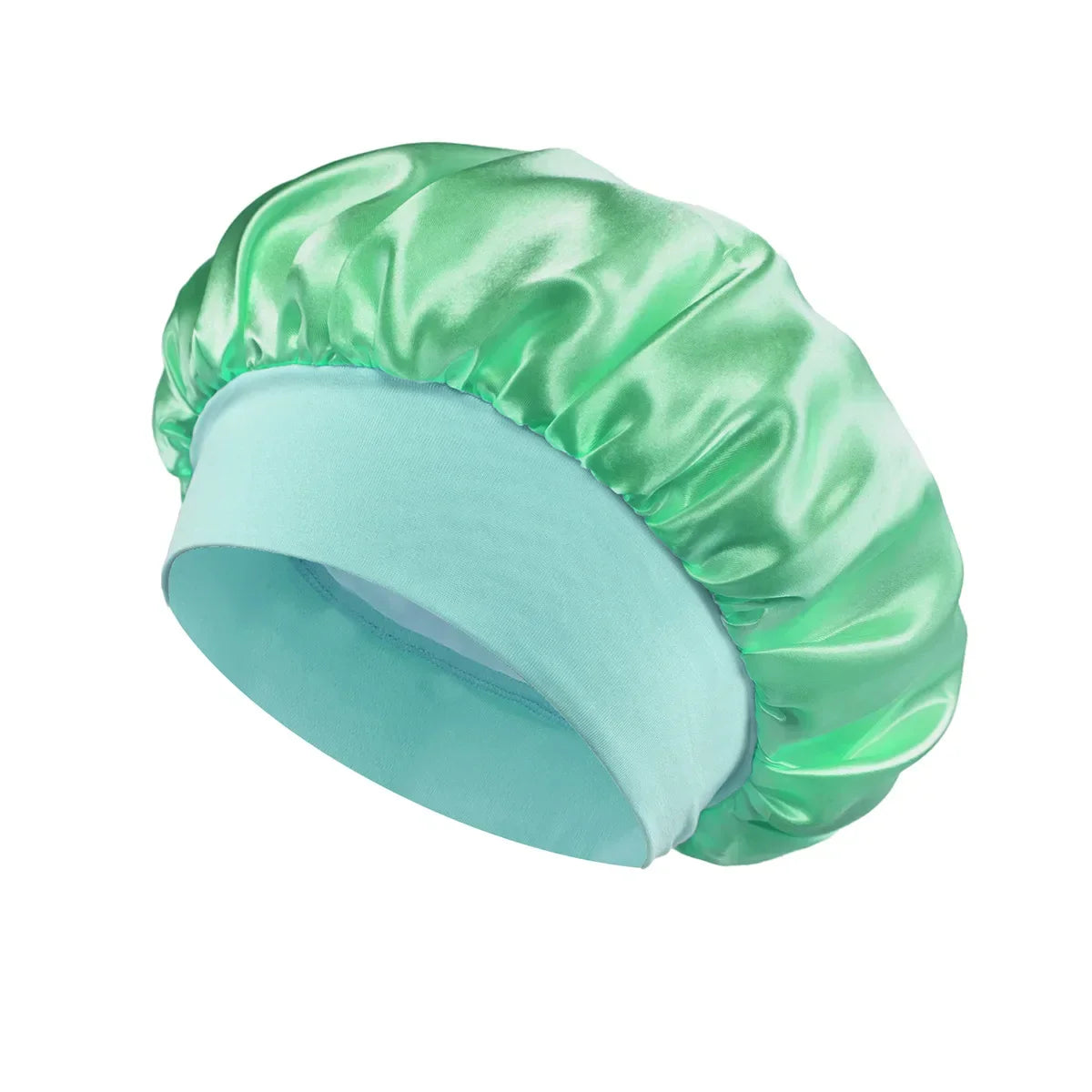 Solid Wide-Brimmed Satin Hair Bonnet for Sleeping *Multiple Colors*