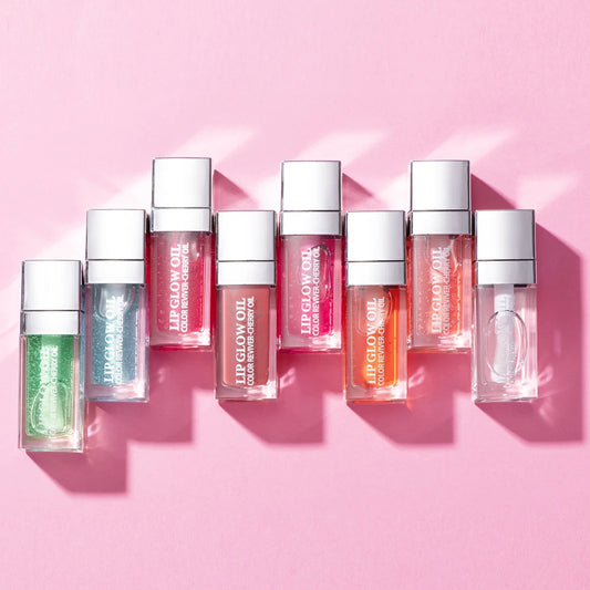 Jelly Moisturizing Lip Oil Plumping Sexy Lip Glow Oil Tinted Fashion Hydrating Lip Balm Lips Glow Oil Treatment Makeup Flat Lid
