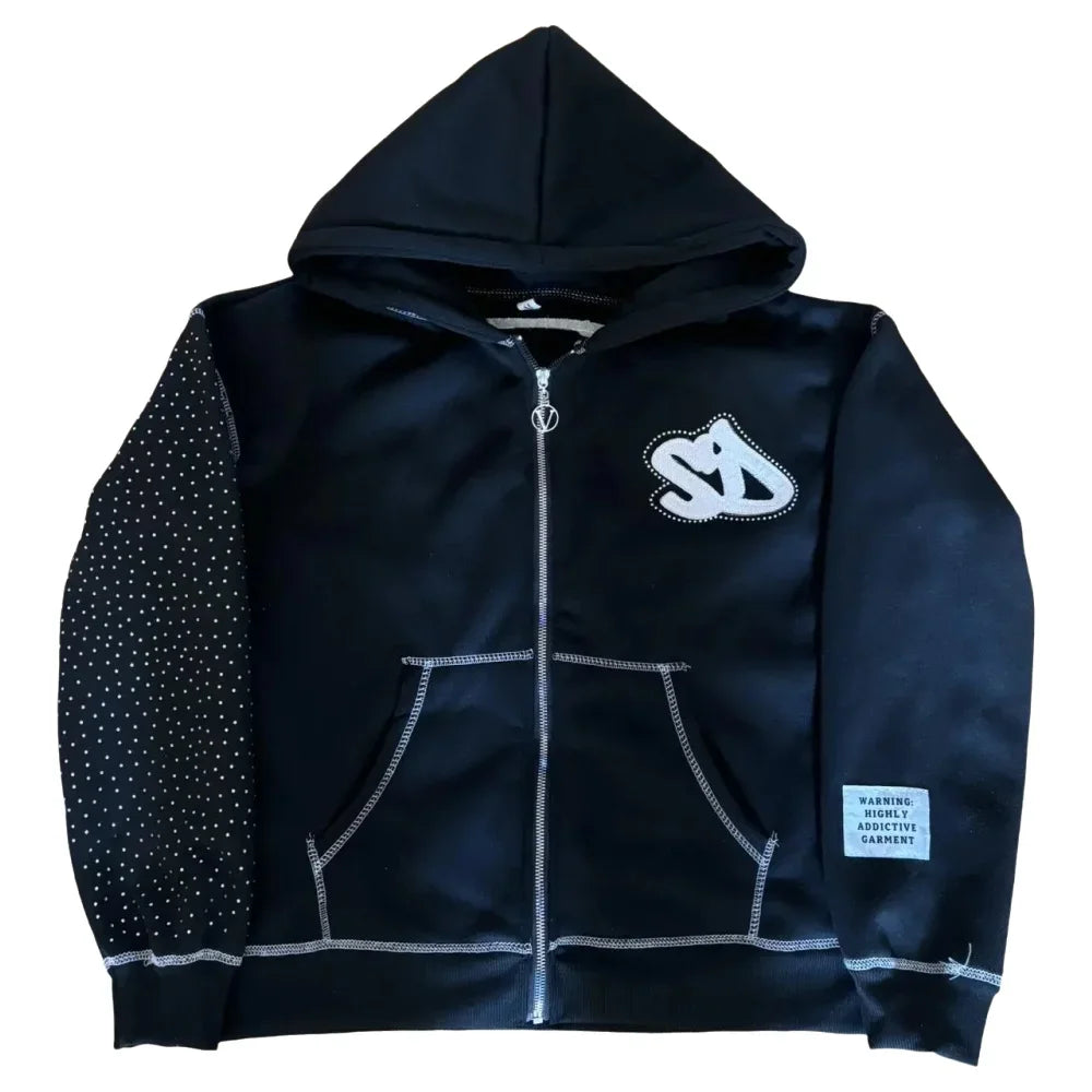 Y2K Retro Hoodie Men Printed Camouflage Pattern Pullover Sweatshirts High Street Hip Hop Streetwear Oversized Unisex Camo Hoodie