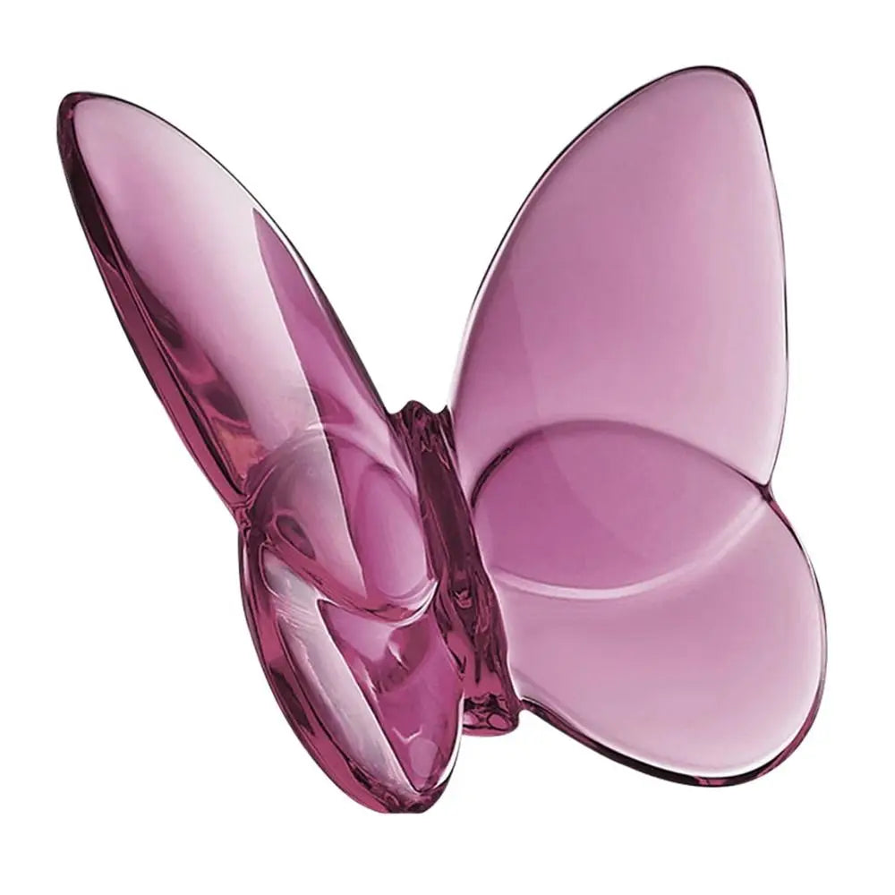 Multiple Color Crystal Butterfly Figurines Reflective Clear Crystal Glass Butterfly Ornament Vivid Super Winkling