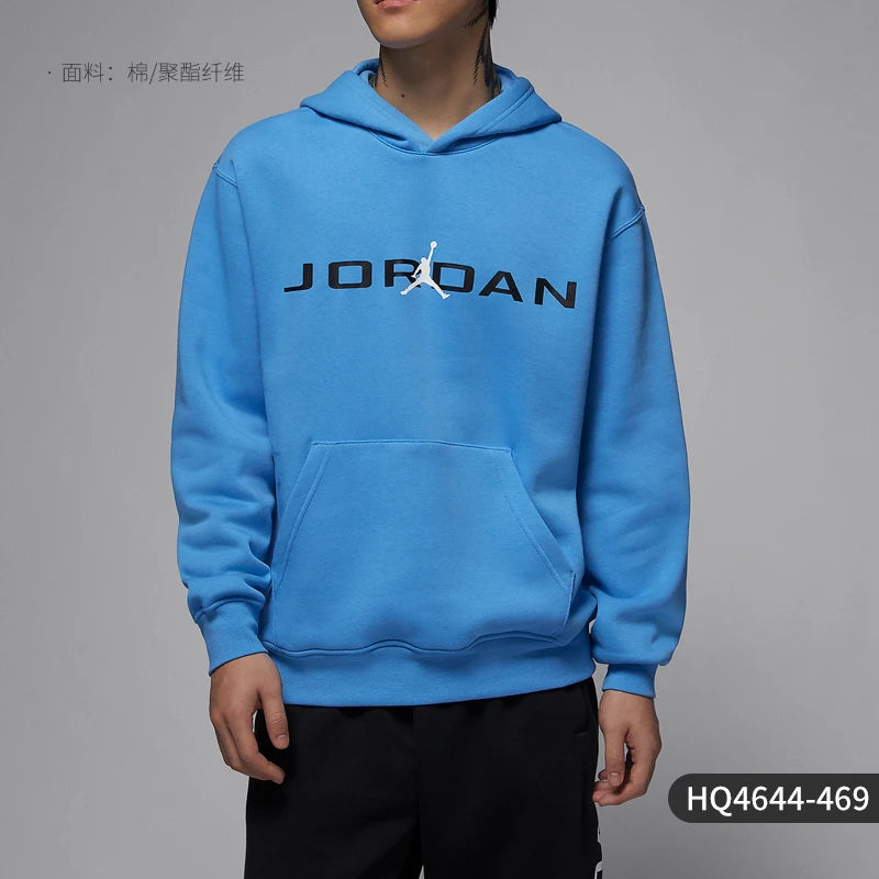 Nike Official Genuine JORDAN Men's Fleece-Lined Print Hoodie HQ4644-469