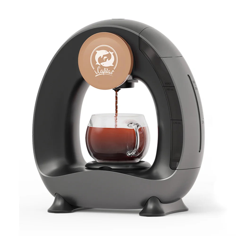 Portable Coffee Maker Low decibel Americano Capsule Coffee Machine Compatible with Coffee Powder & K Cups Original Capsules-7