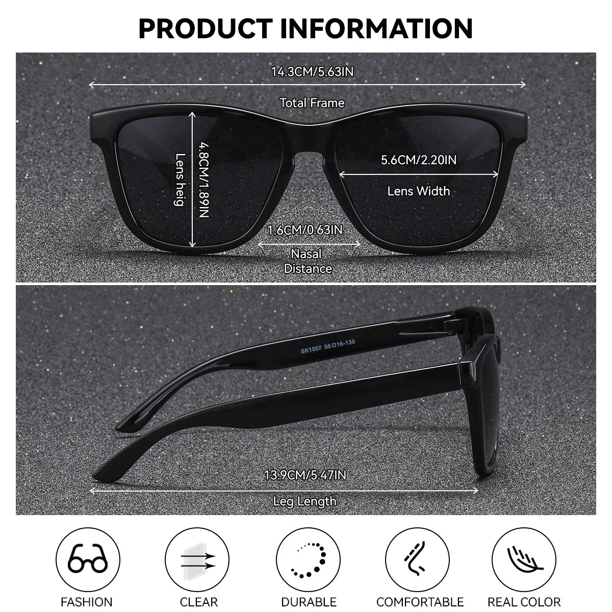 BARCUR Fashion Energetic Polarized Sunglasses for Women – Transparent Lightweight PC Frame Oval UV400 Protection Ladies Holiday Sun Glasses with Stylish Mirror Lens and Elegant White Gift Box – Perfect for Travel Beach & Summer Outings