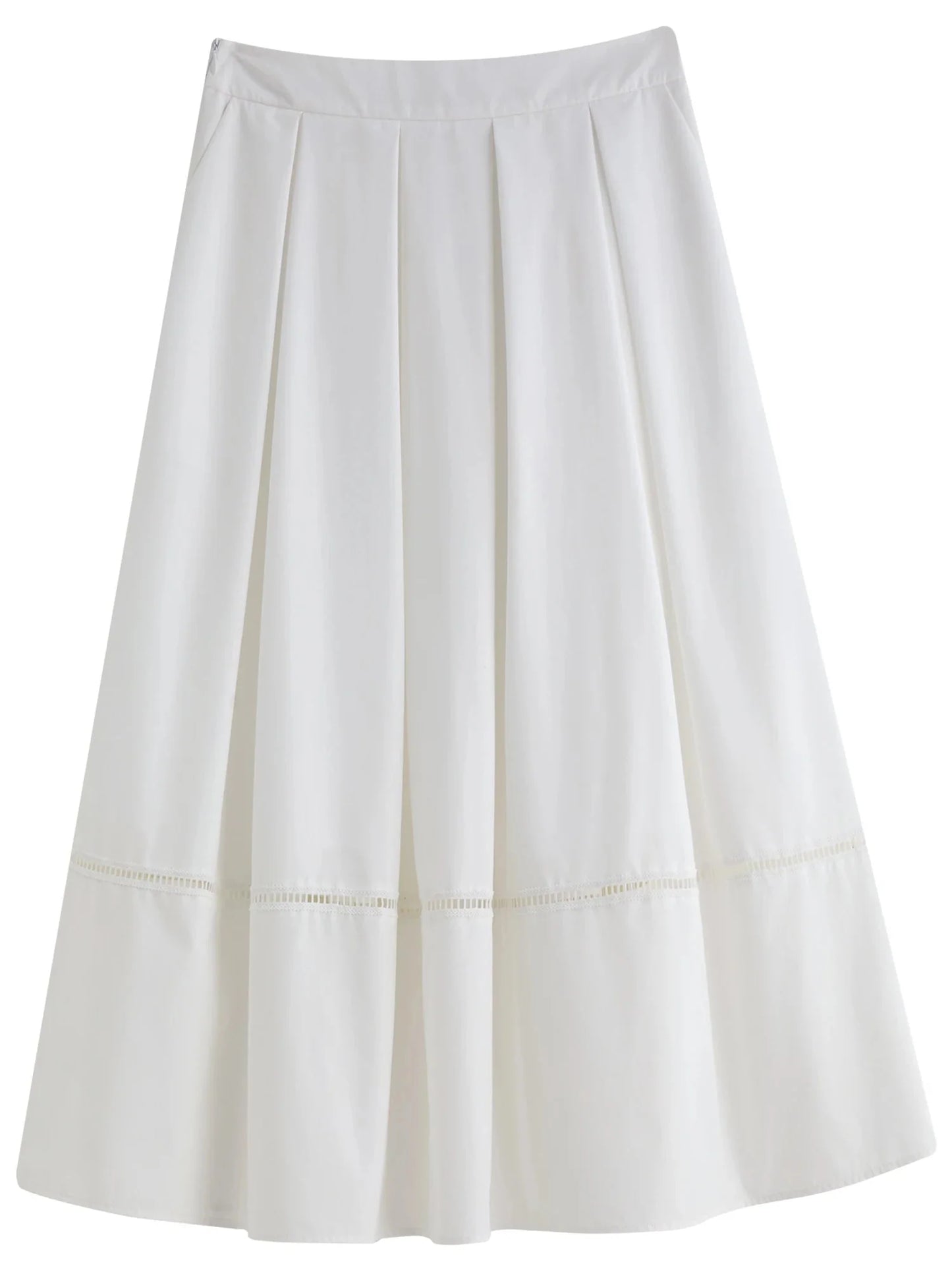 Plus Size Artistic Retro High Waist Slimming Long Skirt