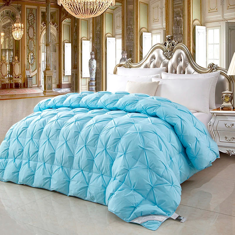 100% pure cotton goose down comforter, five-star hotel down comforter, winter thick comforter, spring and autumn comforter
