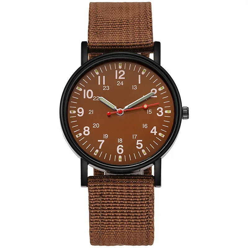 Canvas Strap Outdoor Military Watch