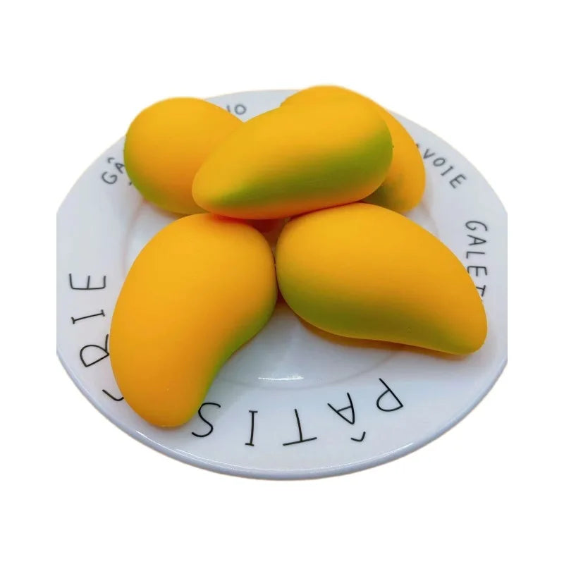 Stress Relief Toy Mango Squishy Ball | Super Slow Rebound Fidget Toy for Anxiety