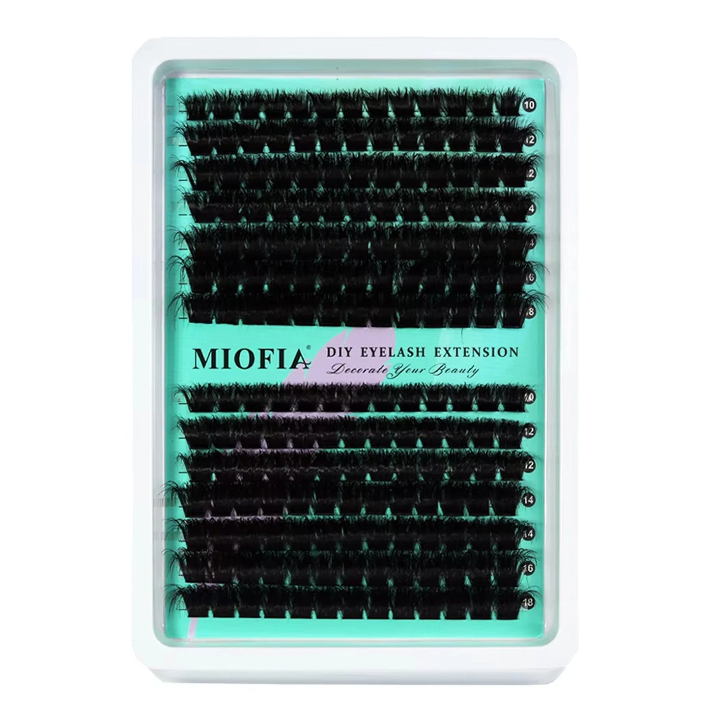 New 14/30 Rows DIY 5D Fluffy Lash Clusters 30D-150D Thick Eyelash Clusters Individual Lashes 10-18mm Cluster Eyelash Extension