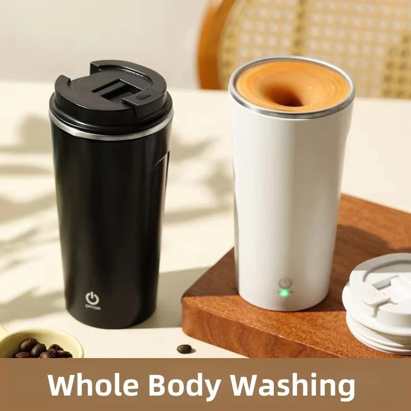 Automatic Self Stirring Magnetic Stainless Steel Coffee Mixing Cup USB Charging Smart-4