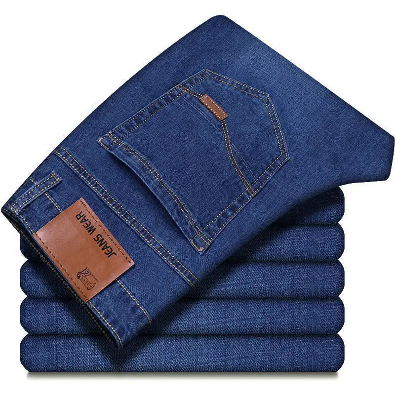 Casual Stretch Slim Denim Jeans for Men