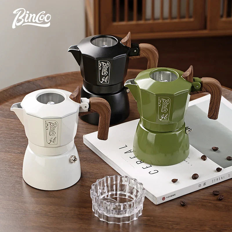Double-valve Italian Moka Pot Aluminum Coffee-2