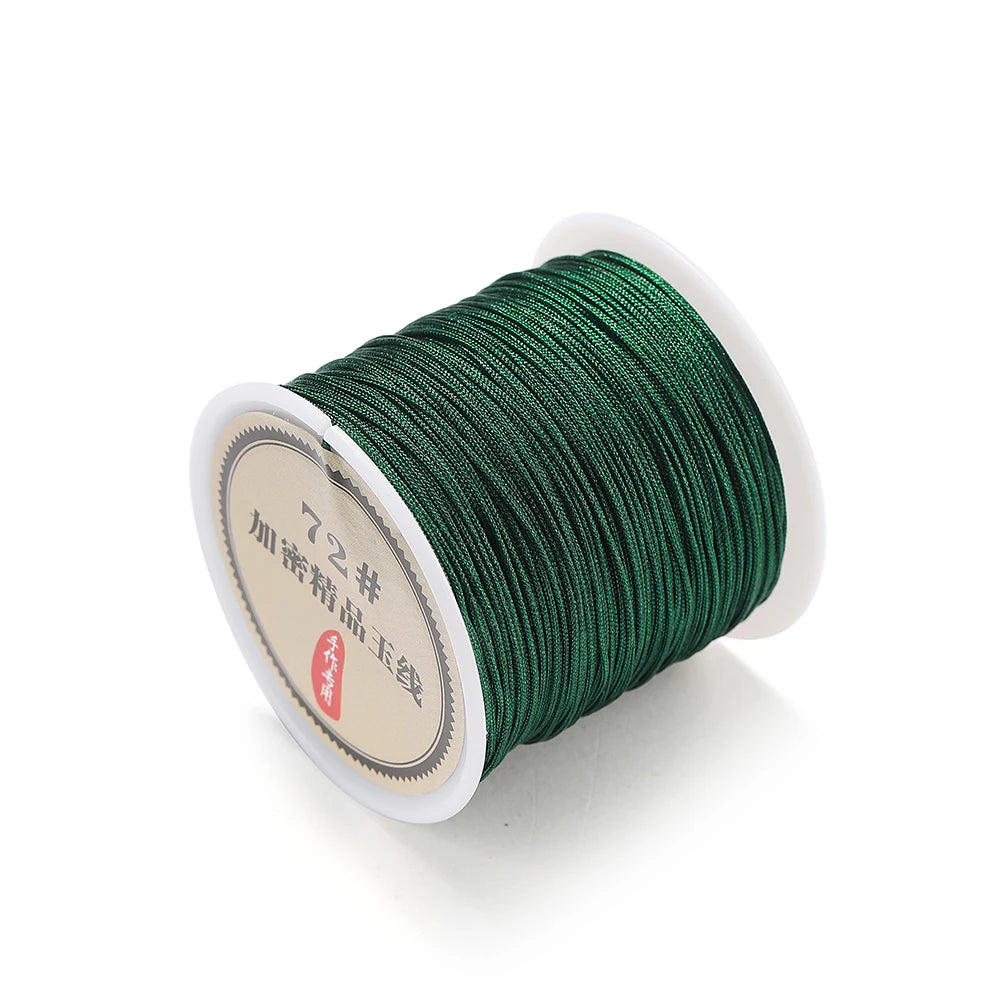 10/50M 0.8mm Nylon Thread Cord Chinese Knot Bracelet Braided String for DIY Tassel Beading Shamballa String Jewelry Making