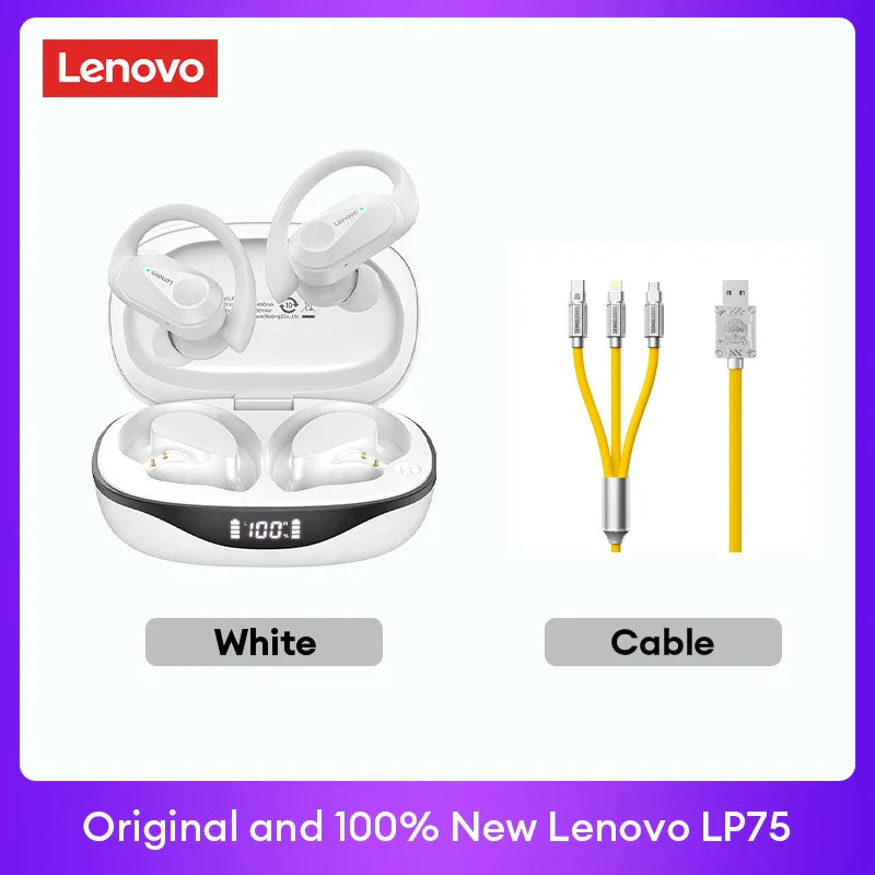 Lenovo Bluetooth V5.3 Wireless Headphones