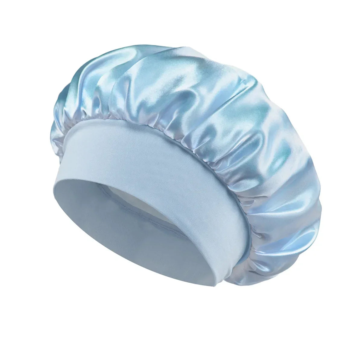 Solid Wide-Brimmed Satin Hair Bonnet for Sleeping *Multiple Colors*