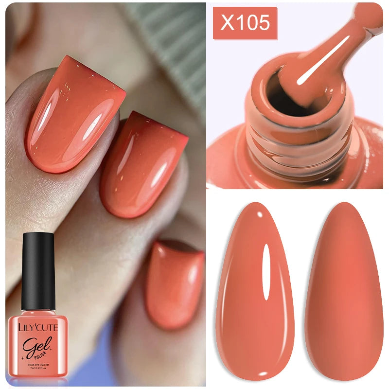 LILYCUTE 7ml Neon Reflective Nail Gel Polish Dark Flash Glitter Effect Fluorescent Gel Soak Off UV Gel Summer Nail Art Varnish