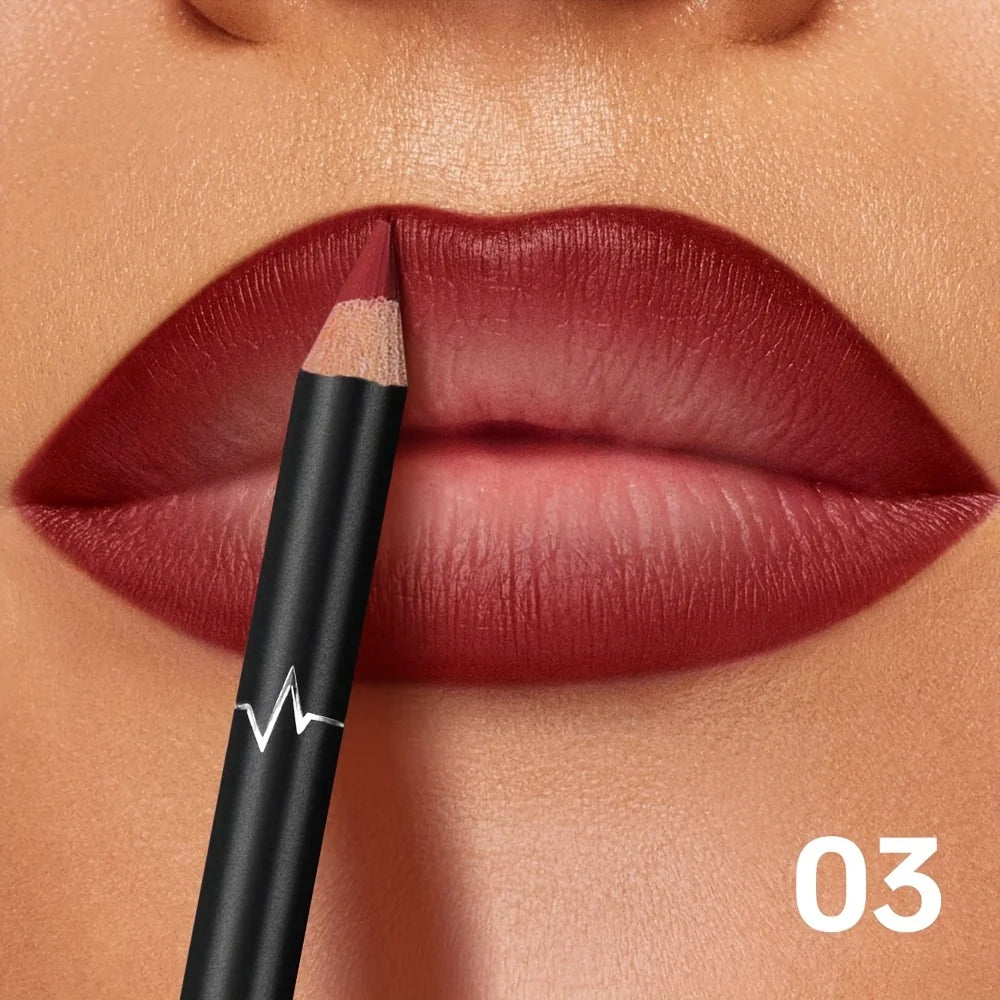 Super smooth and long-lasting lip liner pen, waterproof, sweat-proof and non-smudge, matte finish, outlining full lip shapes